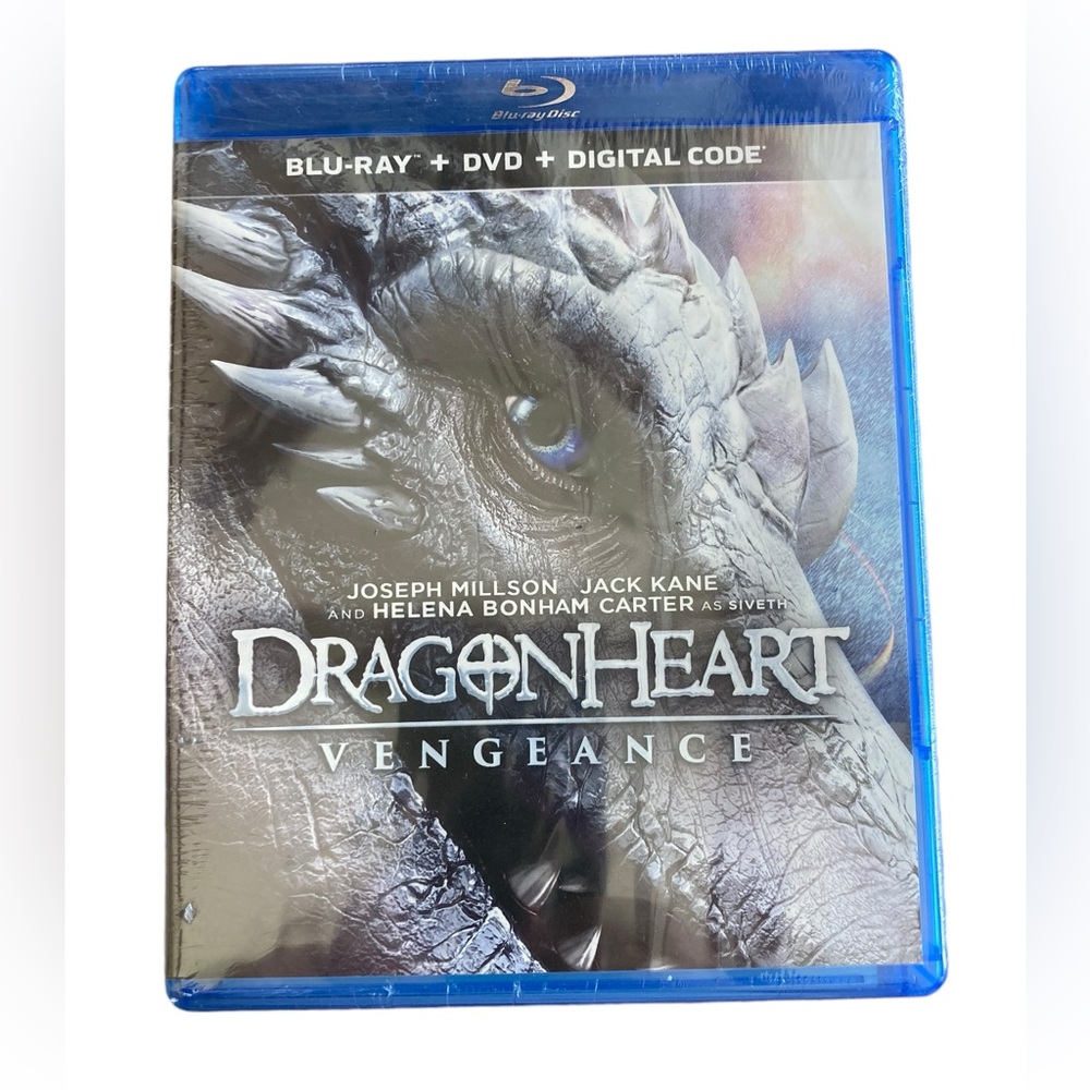 Dragon Heart Vengeance Blu-Ray + DVD + Digital Code Movie NWT